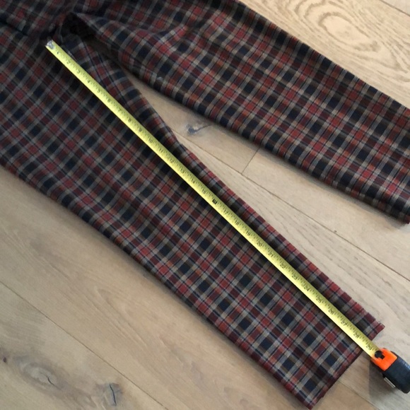 Straight leg plaid pants - Picture 2 of 8